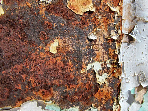 Peeling paint and rust 2. – Slide 6