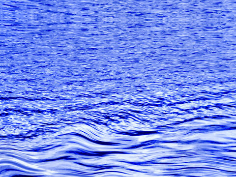 Blue lake waves. – Slide 16