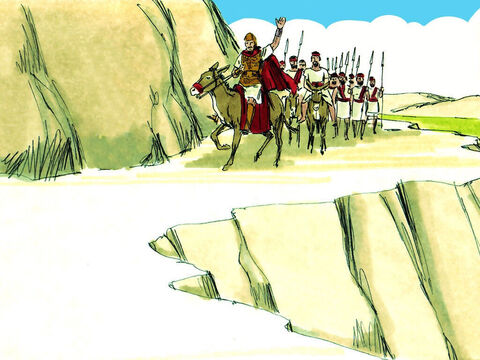 Abijar led his army north to defend his border. – Slide 7