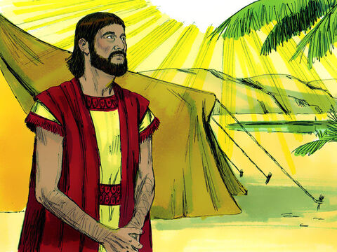 Genesis 12 v 4 v 9 By now Abram was 75 years old. God told him to continue on his journey to the land of Canaan. – Slide 5