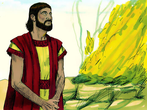 Abram built an altar to the Lord at Shechem and worshipped Him. – Slide 9