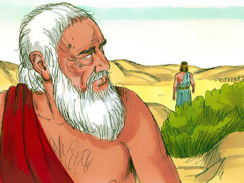 The Lord then left and Abraham returned to his tent. – Slide 22