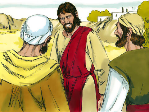 The two disciples with John immediately followed after Jesus.Jesus turned and saw them following. ‘What do you want?’ He asked them.‘Sir,’ they replied, ‘where are you staying?’‘Come and see,’ Jesus said. – Slide 3