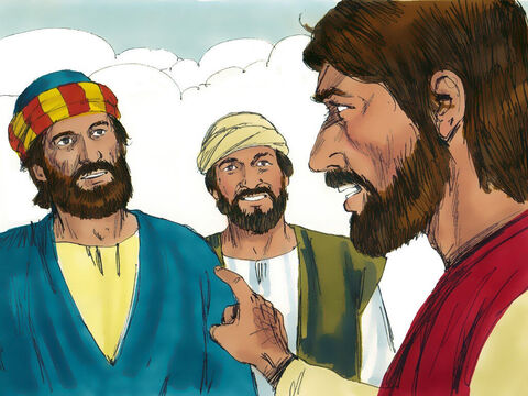 Jesus looked intently at Simon and then said, ‘You are Simon but you shall be called Peter, the rock!” – Slide 6