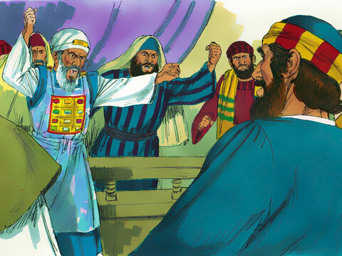 When the Jewish leaders heard this they were so furious they wanted to put the Apostles to death. – Slide 8