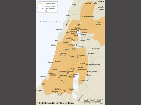 The Holy Land in the time of Jesus. – Slide 1