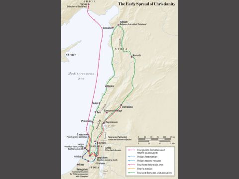 The early spread of Christianity. – Slide 9