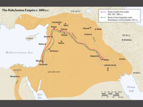 The Babylonian Empire 600BC. – Slide 9