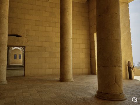 Underneath the Royal Stoa and accessed from the Triple Gate in the south wall and a gate in the east Wall was a storeroom later known as Solomon’s Stables. – Slide 14