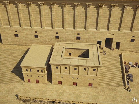 In-between the Triple and Double gates in the South wall were two buildings. – Slide 10