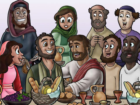 Jesus was invited to supper at a home in Bethany. Martha was there serving, Mary was there too. – Slide 3