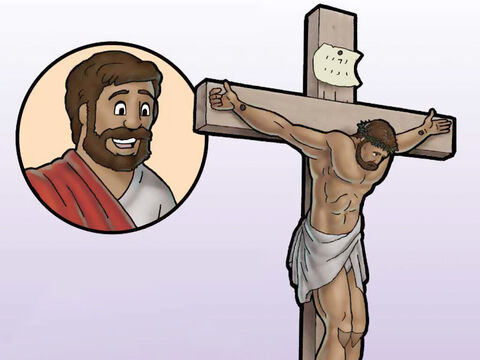 Jesus showed His love for us by dying on the cross for our sins. – Slide 8