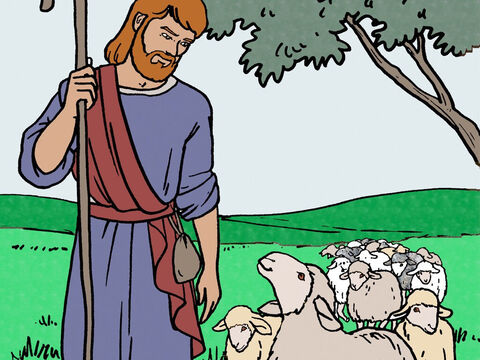 The Lord is my shepherd; – Slide 1