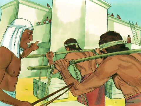 Exodus 1 v 14 So the Egyptians brutally forced them to work even harder. – Slide 7