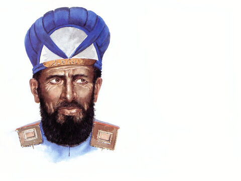 Illustration of High Priest Caiaphas by John Heseltine. – Slide 3