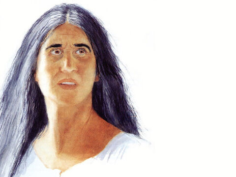 This illustration can be used to represent almost any female Bible character. – Slide 22
