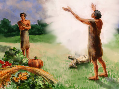 And the Lord was pleased with Abel and his offering, but for Cain and his offering He had no regard. – Slide 5