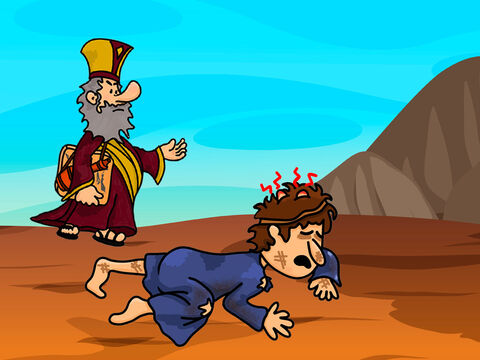 The story of the Samaritan who helped a Jew. (Luke 10:25-37) – Slide 7