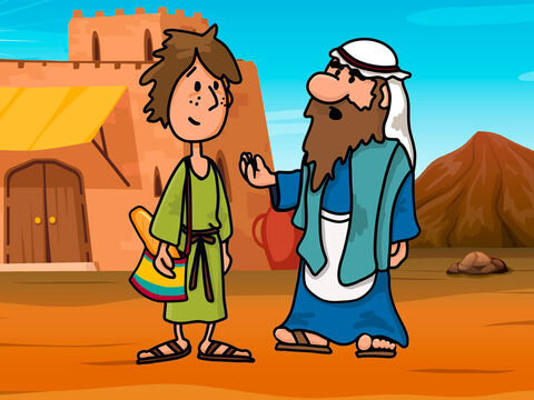 The story of the Samaritan who helped a Jew. (Luke 10:25-37) – Slide 16
