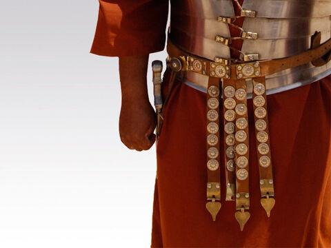 Roman soldier with belt. – Slide 3