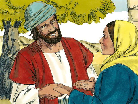 When Joseph woke up, he did what the angel of the Lord had commanded him and took Mary home as his wife. (He did not consummate their marriage until she gave birth to a son). – Slide 8