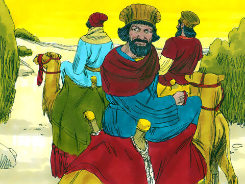 Then God spoke to the Wise Men in a dream telling them not to go back to Herod. So they went to their own country by another road. – Slide 9