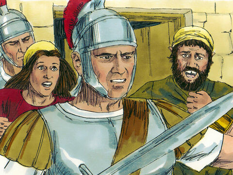 When Herod found out the Wise Men had returned without reporting to him he was furious. He sent men to kill all the young boys two years old and under who lived in Bethlehem and the surrounding area. – Slide 12