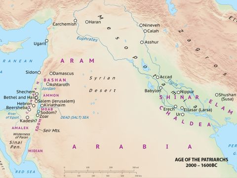 Mesopotamia in the time of the patriarchs. 2000–1600BC – Slide 3
