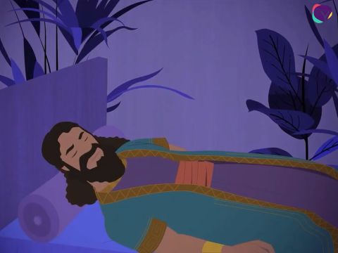 During the second year of King Nebuchadnezzar's reign he had a bad dream that troubled him greatly. – Slide 1