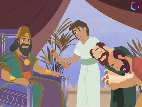 After three years King Nebuchadnezzar commanded, ‘I want all the young men who came from Jerusalem to be brought before me. I want to see for myself if they managed to learn anything during the time spent in my palace. – Slide 11