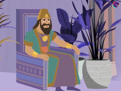 ‘That was my dream Daniel. Now please explain it to me.’ God explained the meaning of the dream to Daniel but he was afraid to tell the King. King Nebuchadnezzar ordered Daniel to tell him the meaning. – Slide 8