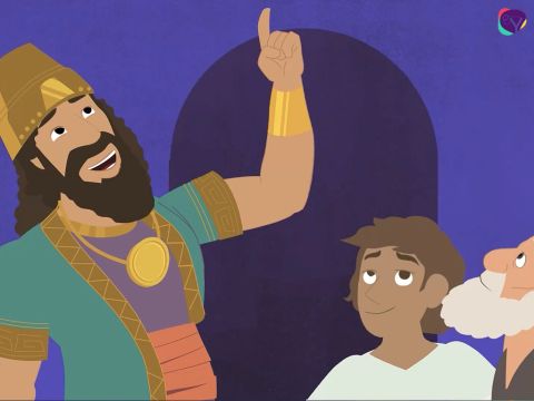 They served him with the same loyalty as before and from then on King Nebuchadnezzar believed in the One True God. – Slide 19