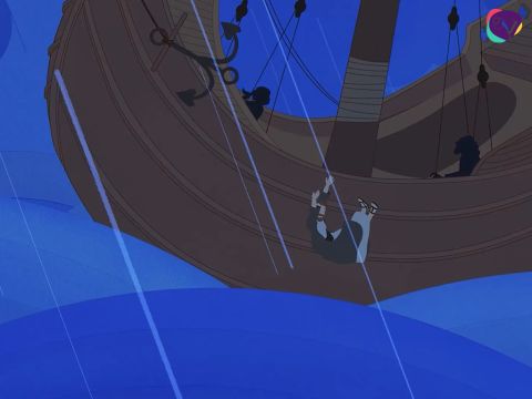 Then the sailors took Jonah and threw him overboard. The raging sea immediately became calm. The sailors saw the power of God and feared the Lord. They began to worship the Lord and offered sacrifices to Him. – Slide 14