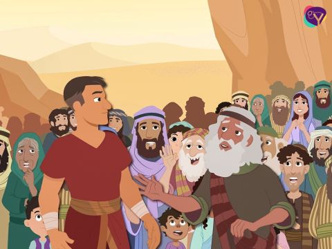 When Moses died, God appointed Joshua as their leader. Joshua was a brave man who chose to obey God. His mission to lead the people of Israel into the promised land was not easy, but the Lord promised to be with him. – Slide 1