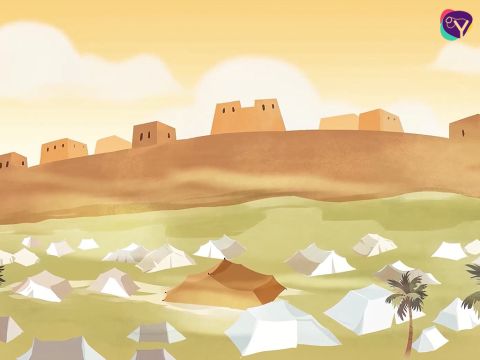 At this time, Jericho was closed off and highly protected because its people were afraid of the Israelites who were camping nearby. The people of Jericho knew two Jewish spies had been in their city and then escaped. – Slide 1