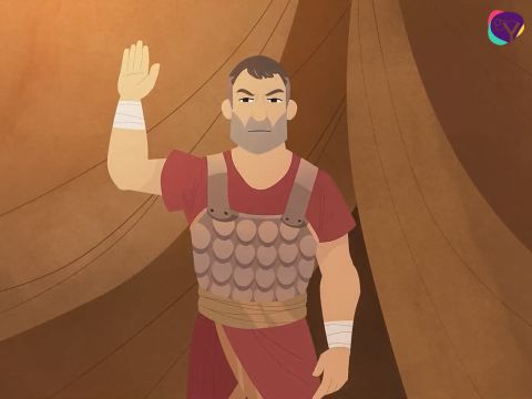 Before setting out Joshua reminded his army, ‘As we march around the city, do not let your voice be heard. Be silent. Only on the seventh day, when we have done seven laps will I give the command to shout.’ – Slide 9