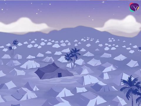 Then returned to camp for the night. – Slide 13