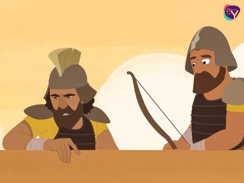 Some people in Jericho even mocked the Israelites, after all, how could anyone expected conquer a city surrounded by a very thick wall, by only walking around it while playing the trumpet? – Slide 18