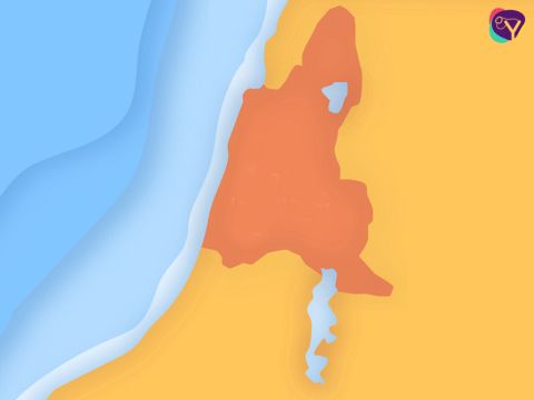 ‘Now divide the land among the tribes of Israel so that each tribe will know which part of the land they will inherit.’ – Slide 6