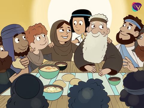 Are you wondering what these tribes are? Well, the people of Israel were divided into 12 tribes. These twelve groups of people had existed for a long time and were descendants of Jacob’s 12 sons. God had called Jacob ‘Israel’ and his 12 sons were called the sons of Israel. Their names were Reuben, Simeon, Levi, Judah, Dan, Naphtali, Gad, Asher Issachar, Zebulun, Joseph and Benjamin. So these became the names of the 12 tribes. – Slide 7