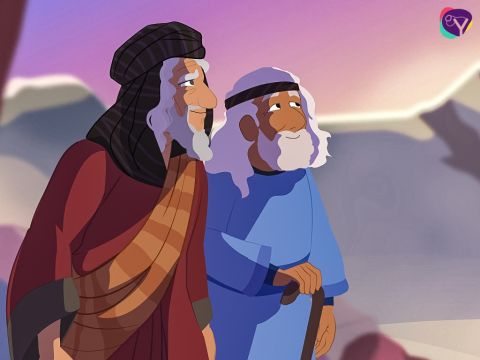 While Joshua was busy dividing the land, his old friend Caleb remind him of a promise that the Lord had made him many years ago.  Do you remember Caleb? Caleb and Joshua were now the oldest men in Israel. – Slide 8