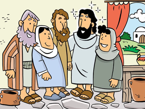Jesus later appeared to His disciples and followers for forty days, teaching them about the Kingdom of Heaven. – Slide 6