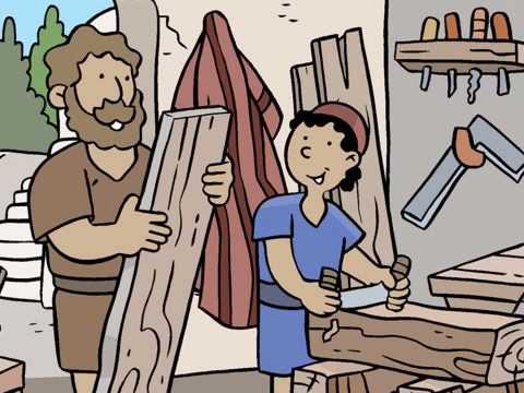 Jesus continued to grow as a teenager and became a man. He also grew in wisdom and in favour with God and other people. – Slide 19