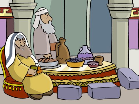 Jesus heals a man on the Sabbath. (Luke 14:1-11) – Slide 6