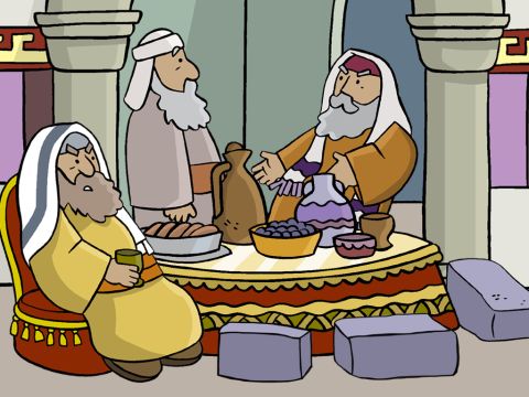 Jesus heals a man on the Sabbath. (Luke 14:1-11) – Slide 7