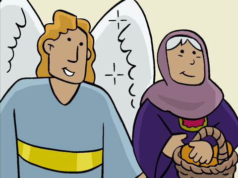 The angel Gabriel said, ‘Remember your cousin, Elizabeth? Though she is old and has never had any children, she is now six months pregnant. This might seem impossible, but there is nothing that God cannot do!’ – Slide 6