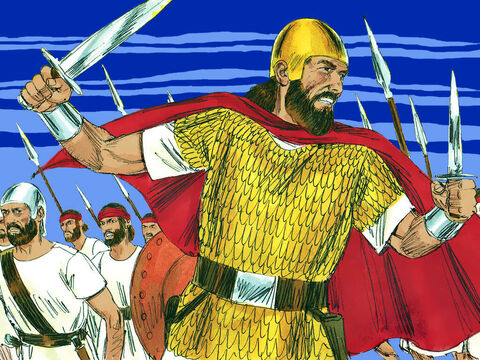 That night Belshazzar, the Babylonian king, was killed and Darius the Mede took over the Babylonian kingdom. – Slide 14