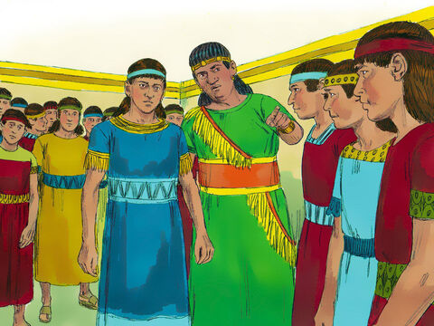 King Nebuchadnezzar ordered Ashpenaz, his chief of staff, to select from the prisoners the very best of the young men from royal and noble families. They had to be strong, healthy, good looking and clever. Among those Ashpenaz chose were Daniel and three of his friends. Hananiah, Mishael, and Azariah. The four were given Babylonian names. Daniel was called Belteshazzar.Hananiah was called Shadrach. Mishael was called Meshach. Azariah was called Abednego. – Slide 7