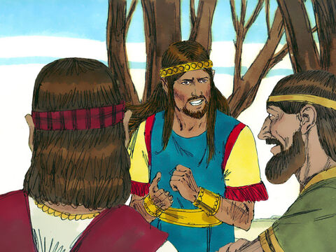 When Absalom arrived in Jerusalem he wondered what to do next. David’s former advisor Ahithophel urged him to pursue David while he was weary and discouraged. However David had left a loyal advisor called Hushai in Jerusalem to give Absalom poor advice. Hushai told Absalom not to pursue David immediately as he was a great fighter and there were mighty warriors with him. Absalom listened to Hushai’s advice and David had time to make his escape. Ahithophel, publically shamed when Absalom didn’t listen to him, returned to his home town and killed himself. – Slide 17