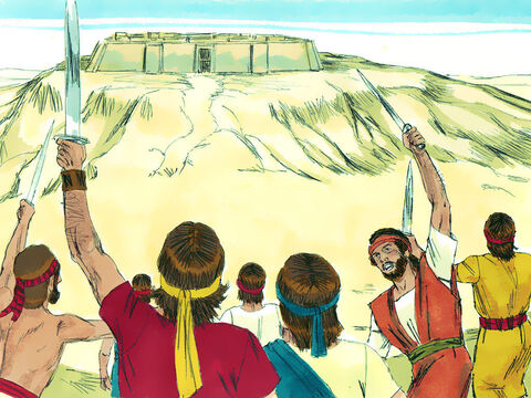 Jerusalem, on Mount Zion, had a fortress that was so well defended the Jebusites boasted, ‘You will not get in here, even the blind and the lame can ward you off.’ – Slide 3